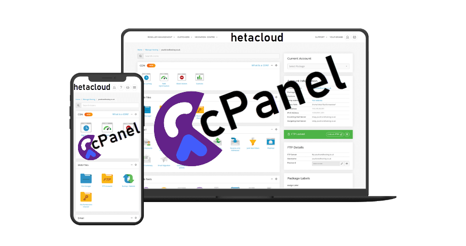 Hetacloud Control Panel better alternative to cPanel